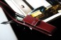 Preview: Schreibgeräteetui UNO CAMBRIDGE Top Grain Leder rot